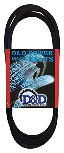 D&amp;D PowerDrive B119 V Belt，B/5L，Rubber，5/8&#34; x 122&#34; OC
